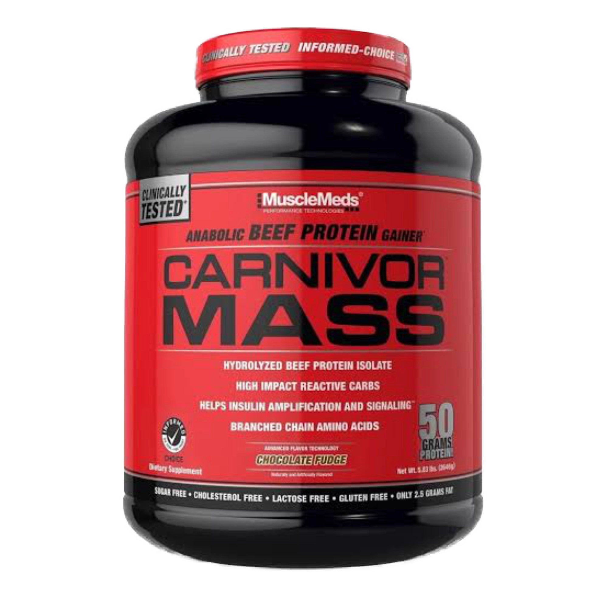 Carnivor Mass 6lb Chocolate Fudge | Ganador de Masa 14 Servicios - Cuenca