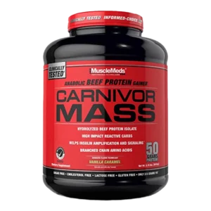 Carnivor Mass 6lb Vainilla Caramel | Ganador de Masa 14 Servicios - Cuenca