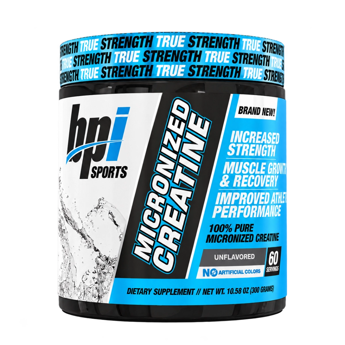 Creatina BPI Sports Micronized Creatine 300g 60 servicios