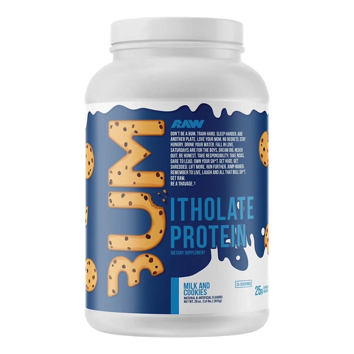 Proteina RAW CBUM Itholate Protein 2 lbs Milk and Cookies Chris Bumstead