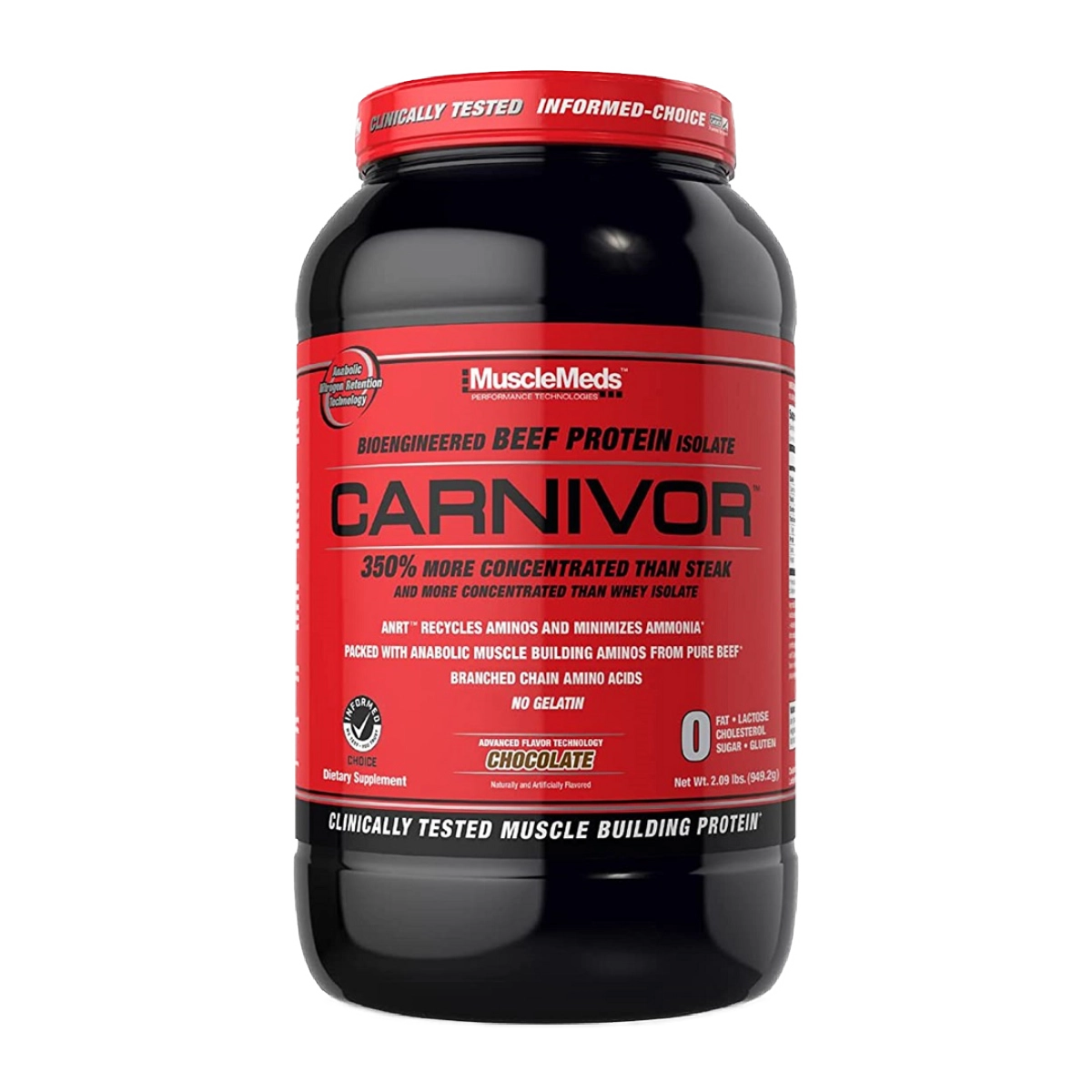 Proteina Carnivor Beef Protein Isolate 2 lbs Chocolate MuscleMeds