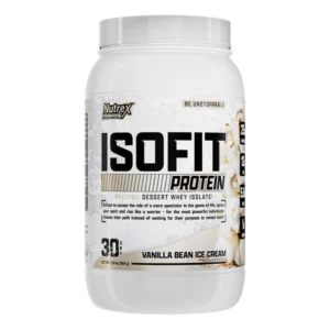 Proteina aislada Nutrex ISOFIT Vanilla Bean Ice Cream 30 servicios